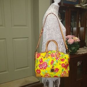 SOLD DOONEY AND BOURKE YELLOW GARDEN ROSE
